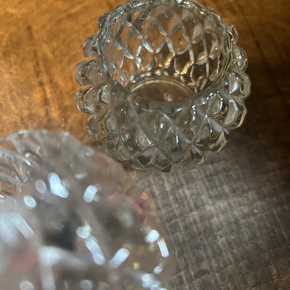 Set of 2 Partylite Rockport Crystal votive candle holders - Picture 4 of 4